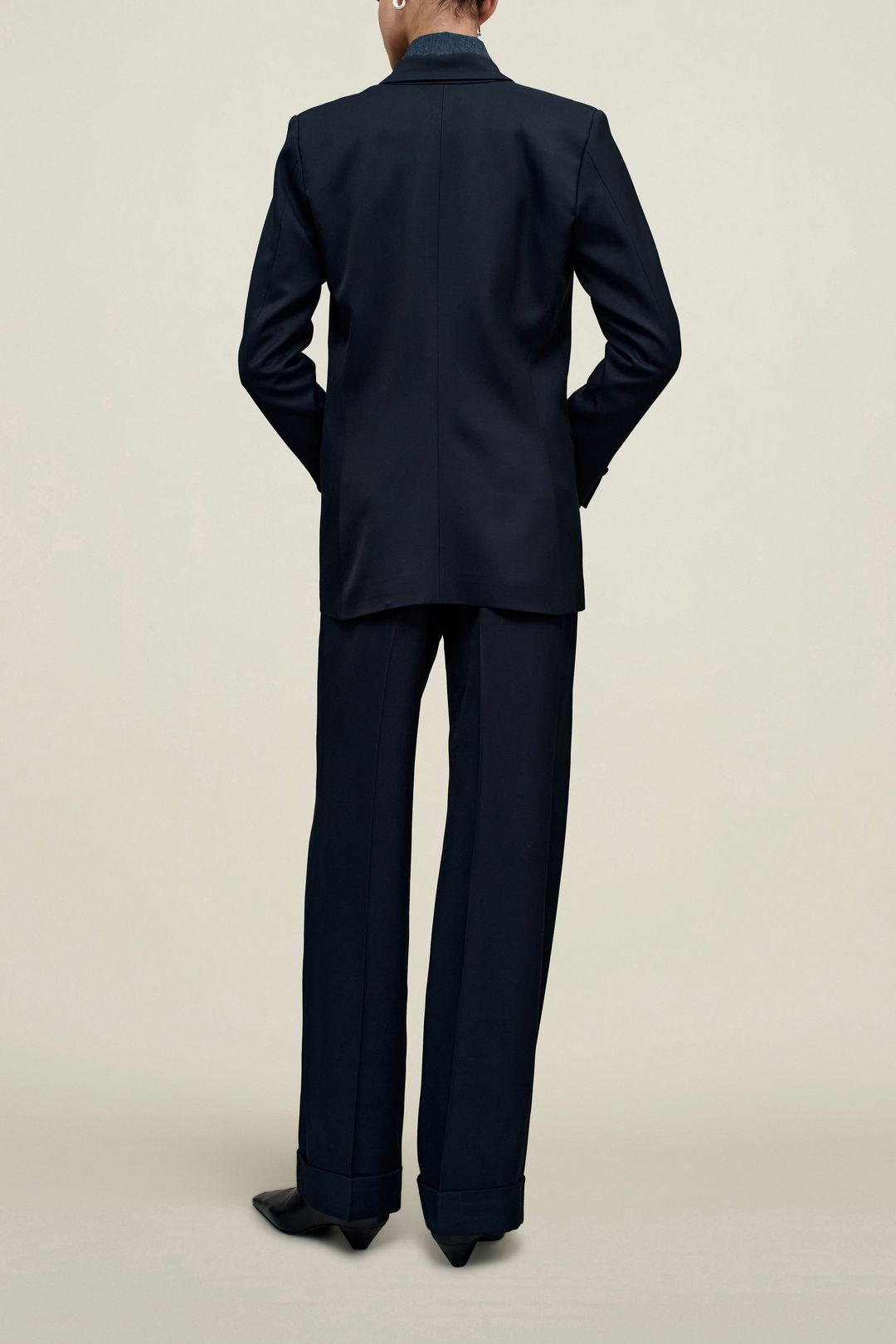 Carmen Double Breasted Blazer in Heavy Twill #5