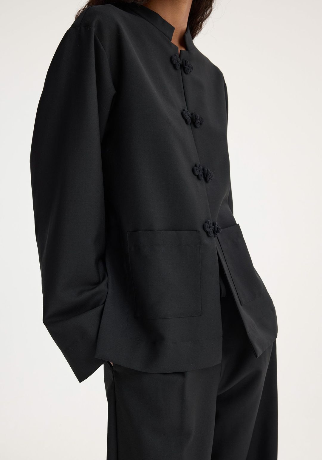 Pankou closure jacket | black #4