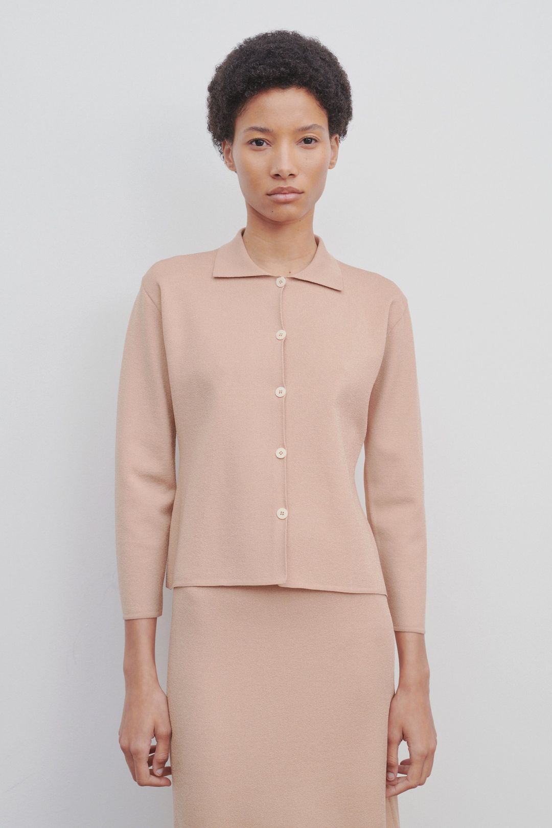 Cyrus Cardigan in Glossy Viscose #3