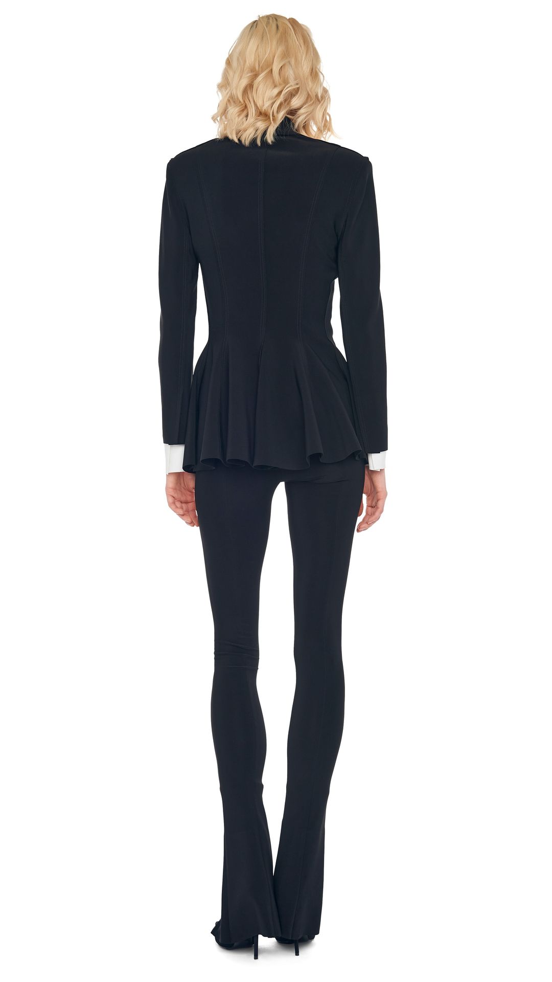 SPAT LEGGING with SINGLE BREASTED PEPLUM JACKET #3