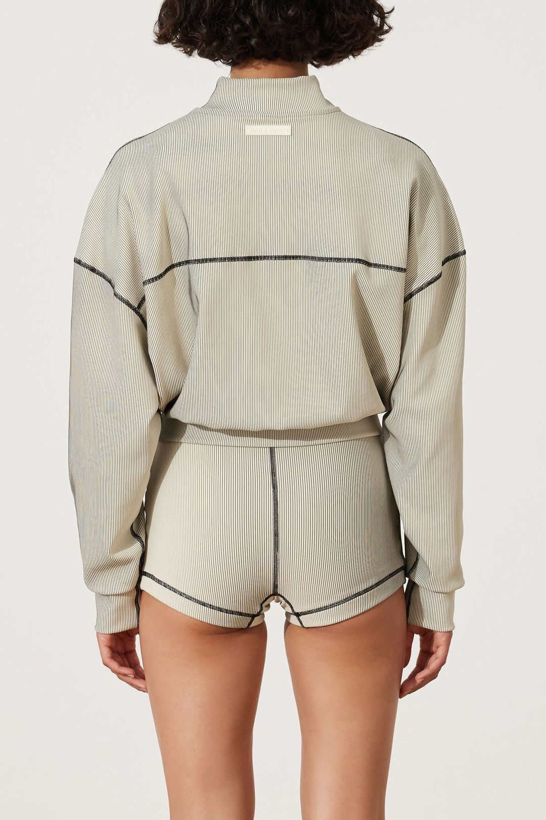 Stripe Rib Jacket - Coconut #6