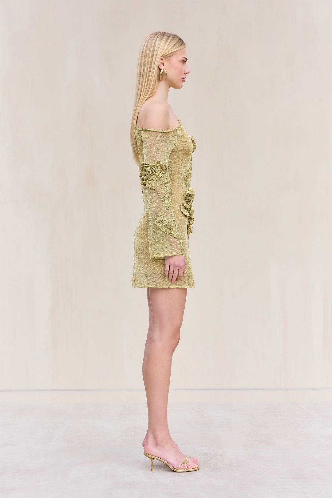 BOWIE KNIT DRESS - GOLD #4