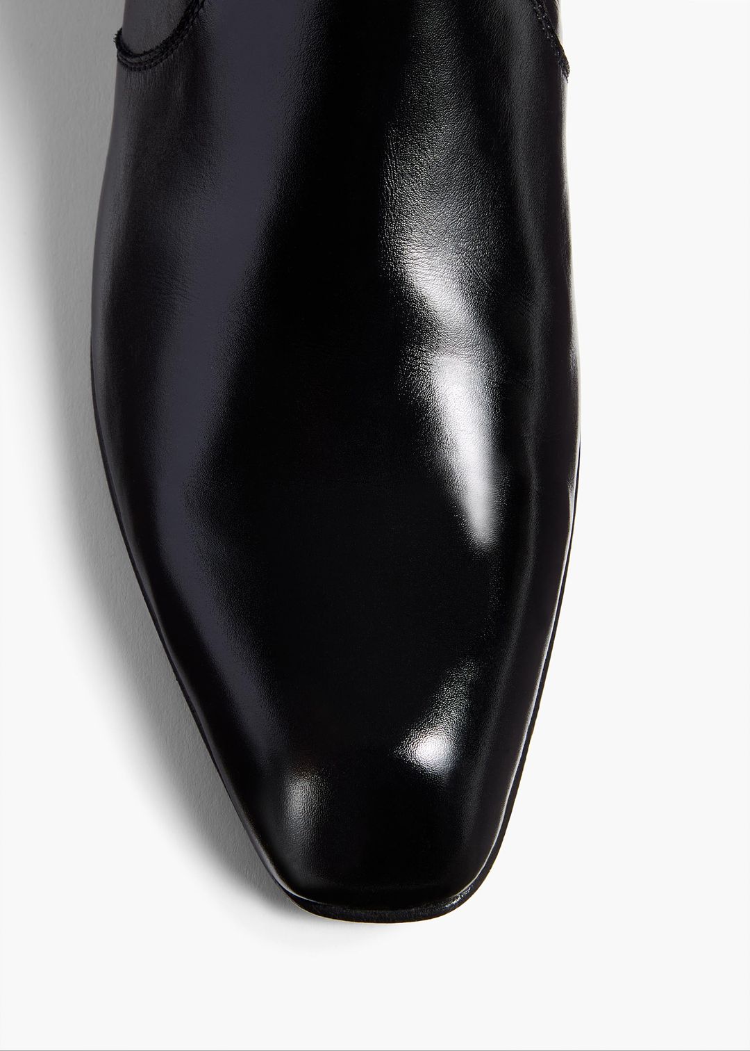 Colt Ankle Boot in Black Glazed Leather #3