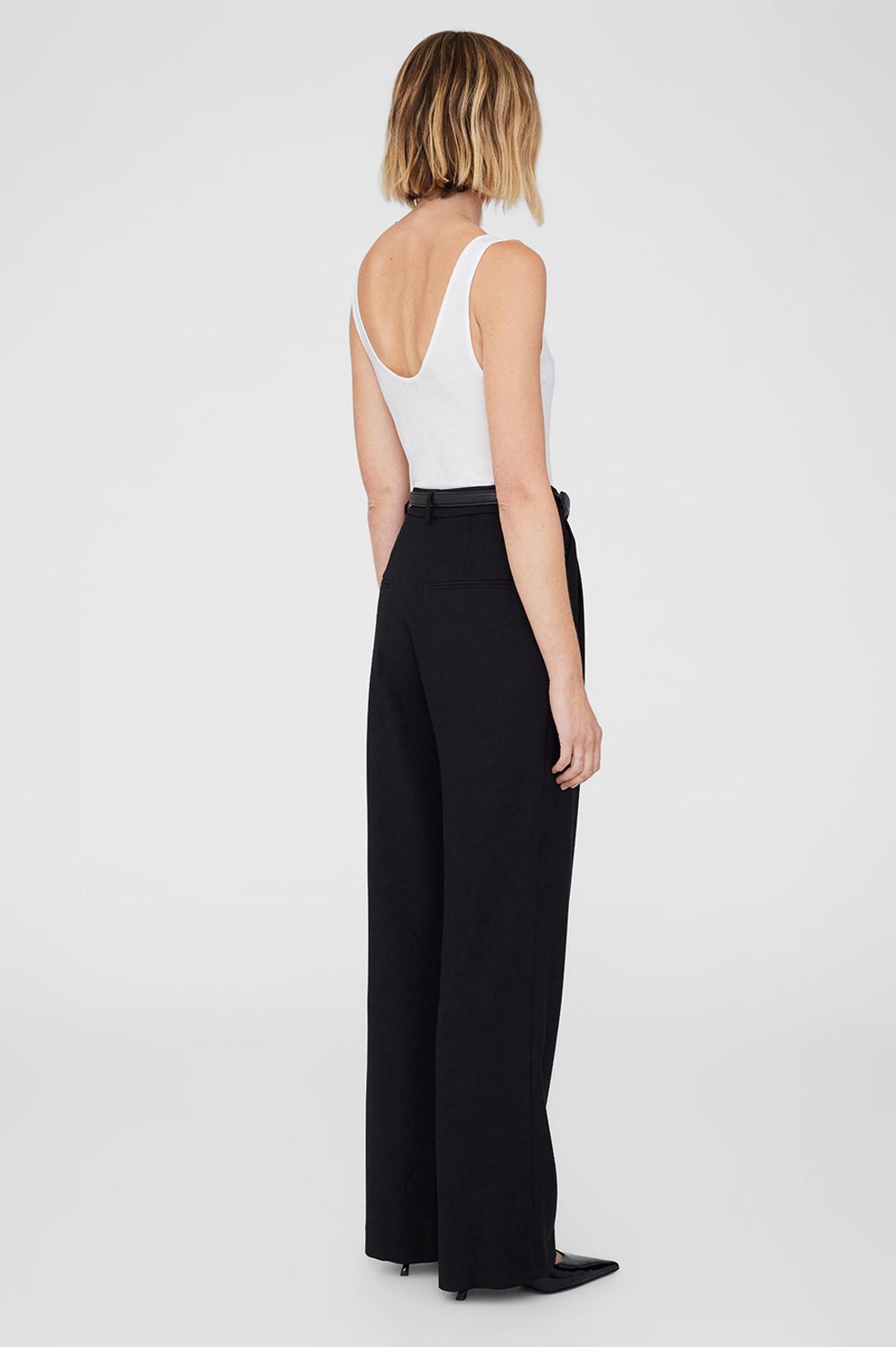 Carrie Pant - Black Twill