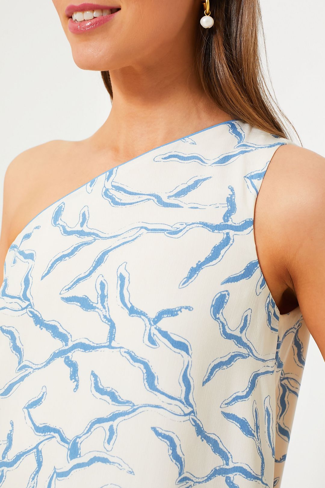 Cream & Blue Seaside Sabine Dress #6