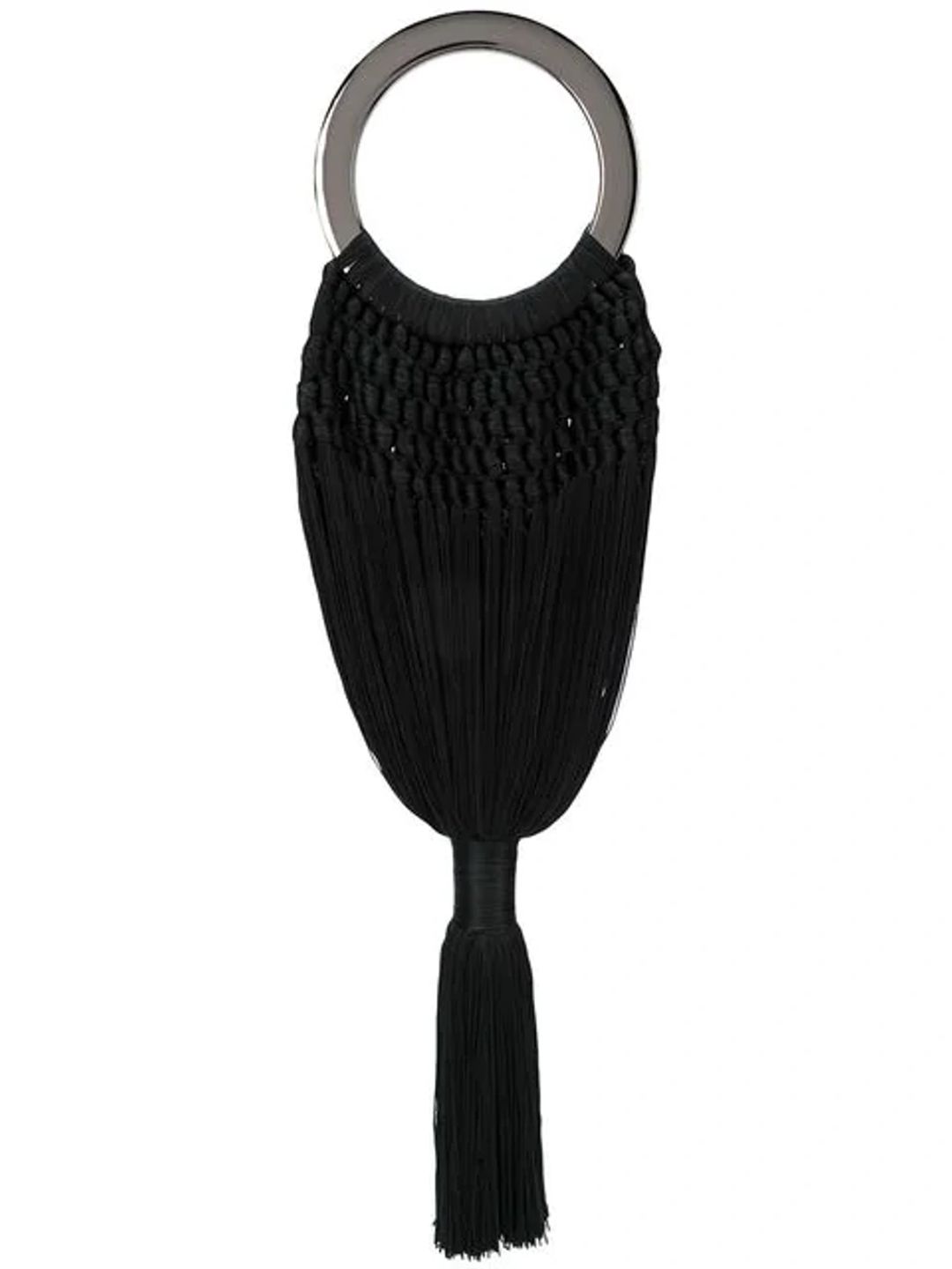 Small Angelou Tassel Bag - Black #8