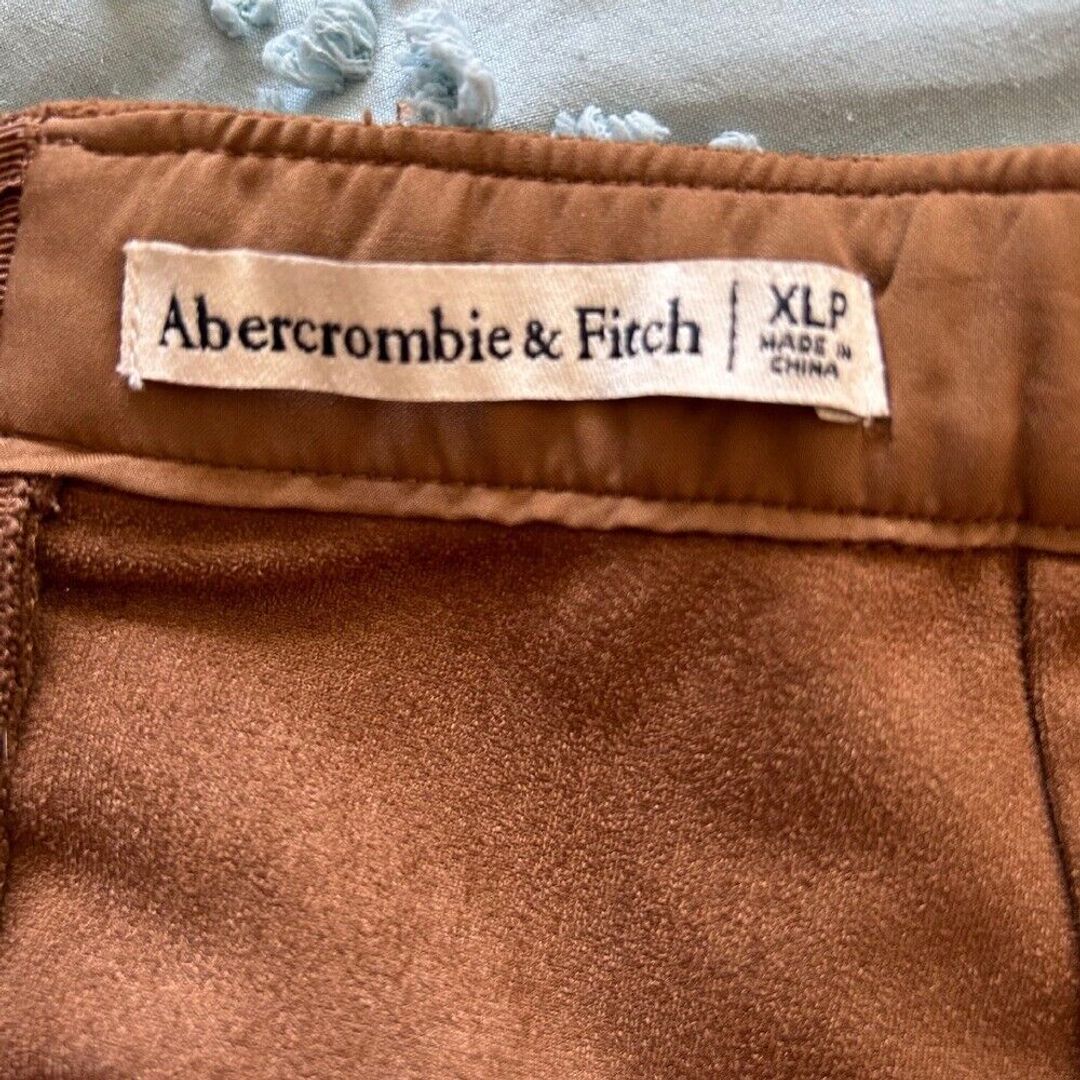 Abercrombie and Fitch Faux Suede Skirt with Slit #7