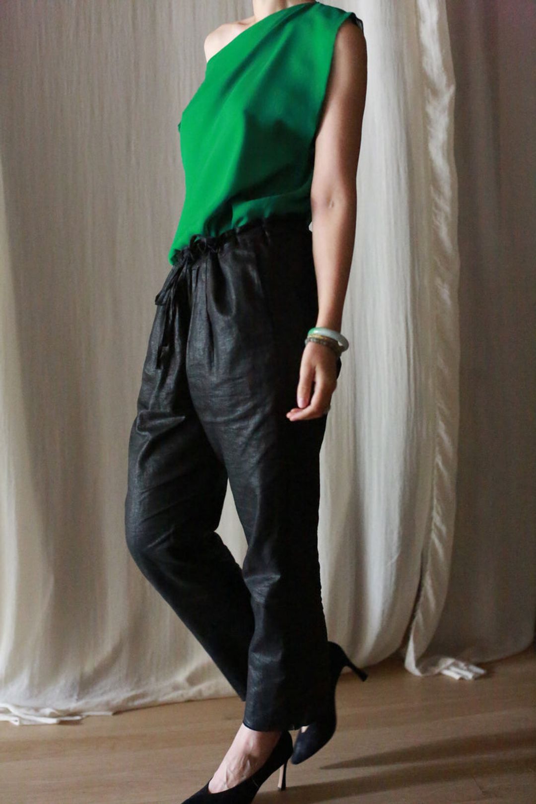 Waxed Linen Unisex Pants #3