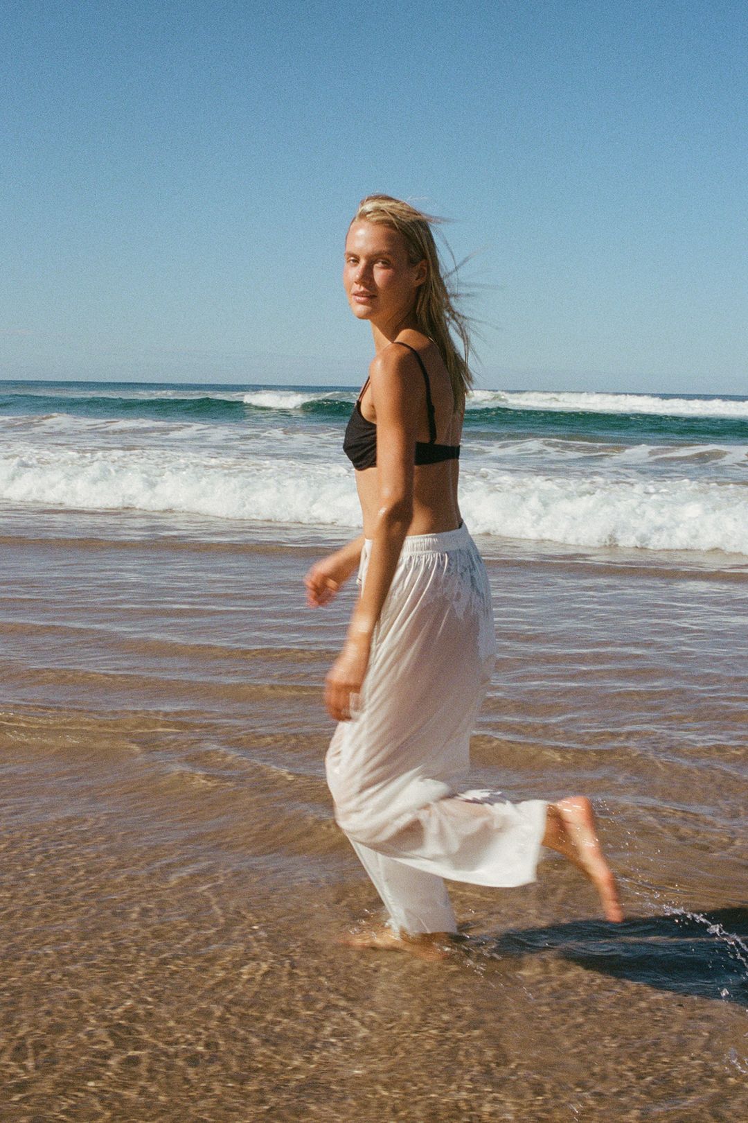 Cotton Poplin Pant - Milk #7