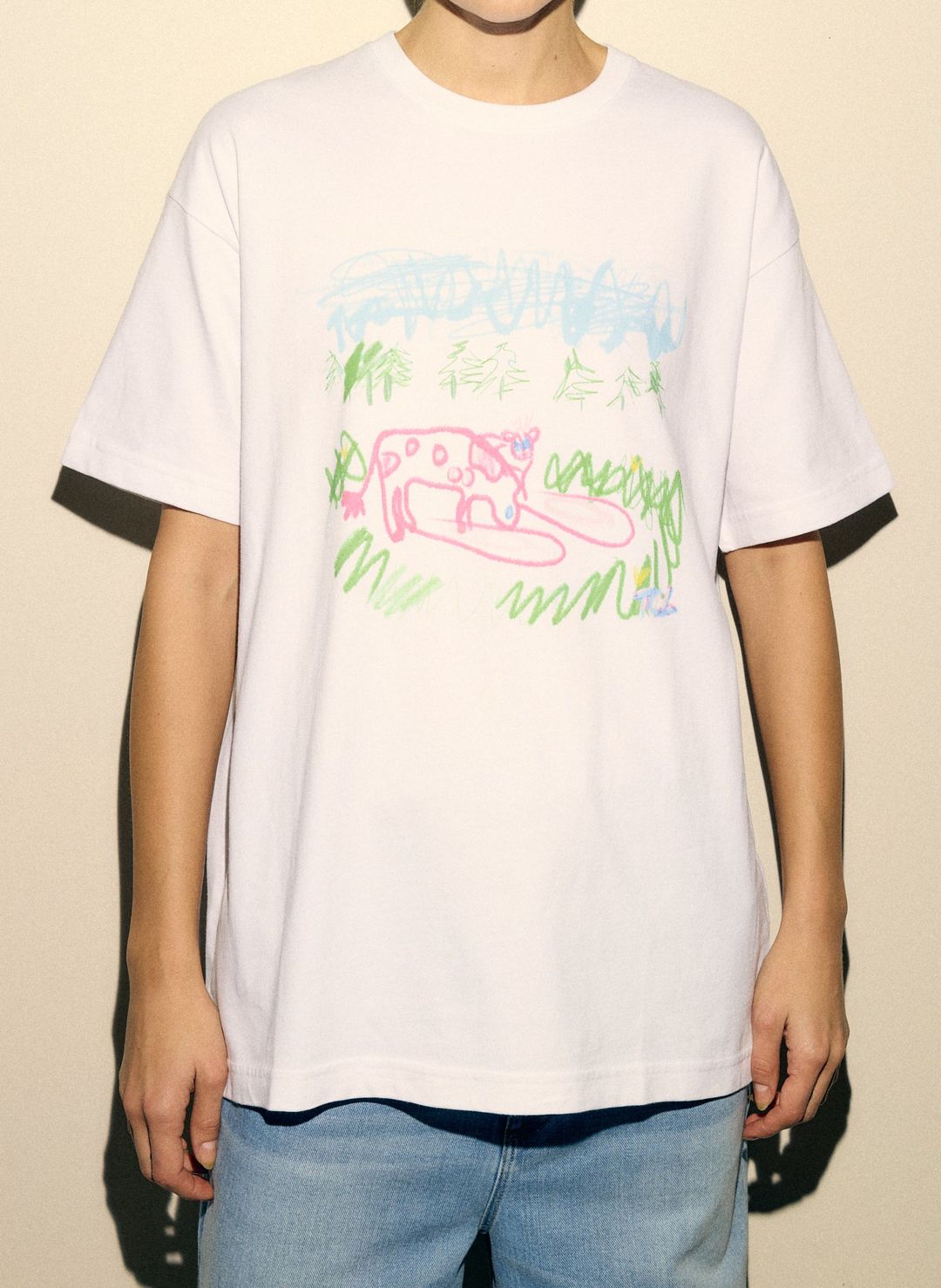 Tibi Creative Lab Moo Print T-Shirt #2