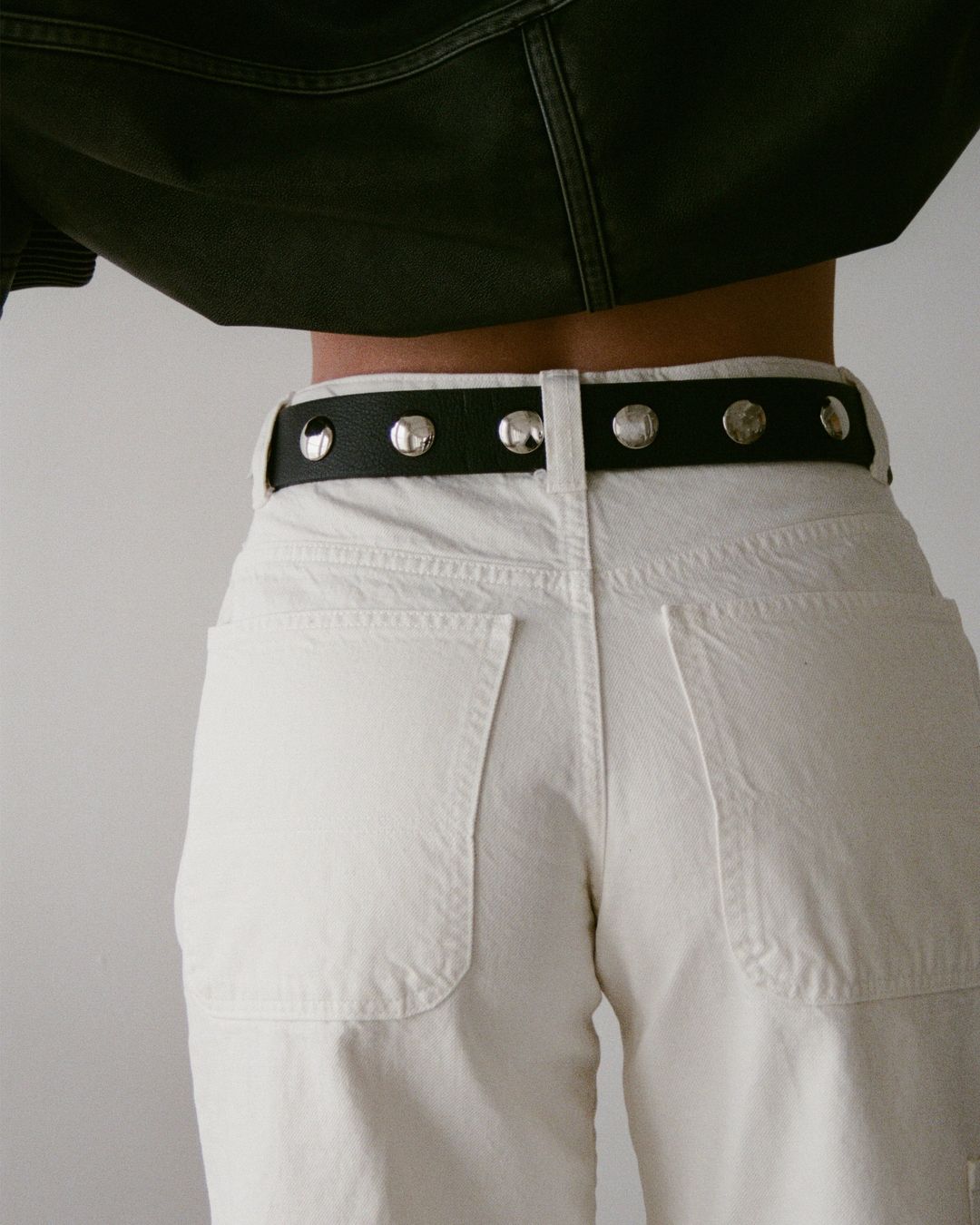JORDANA MINI MOTO LEATHER BELT #6