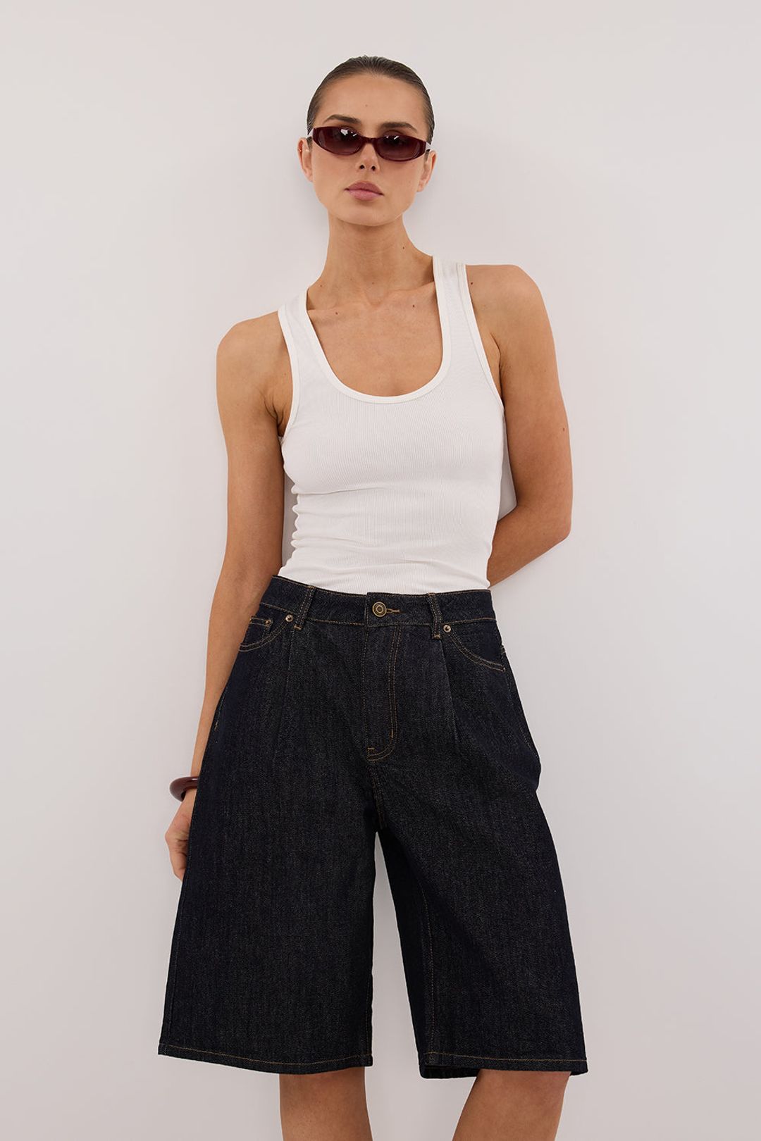 JACK RAW INDIGO DENIM BERMUDA SHORT