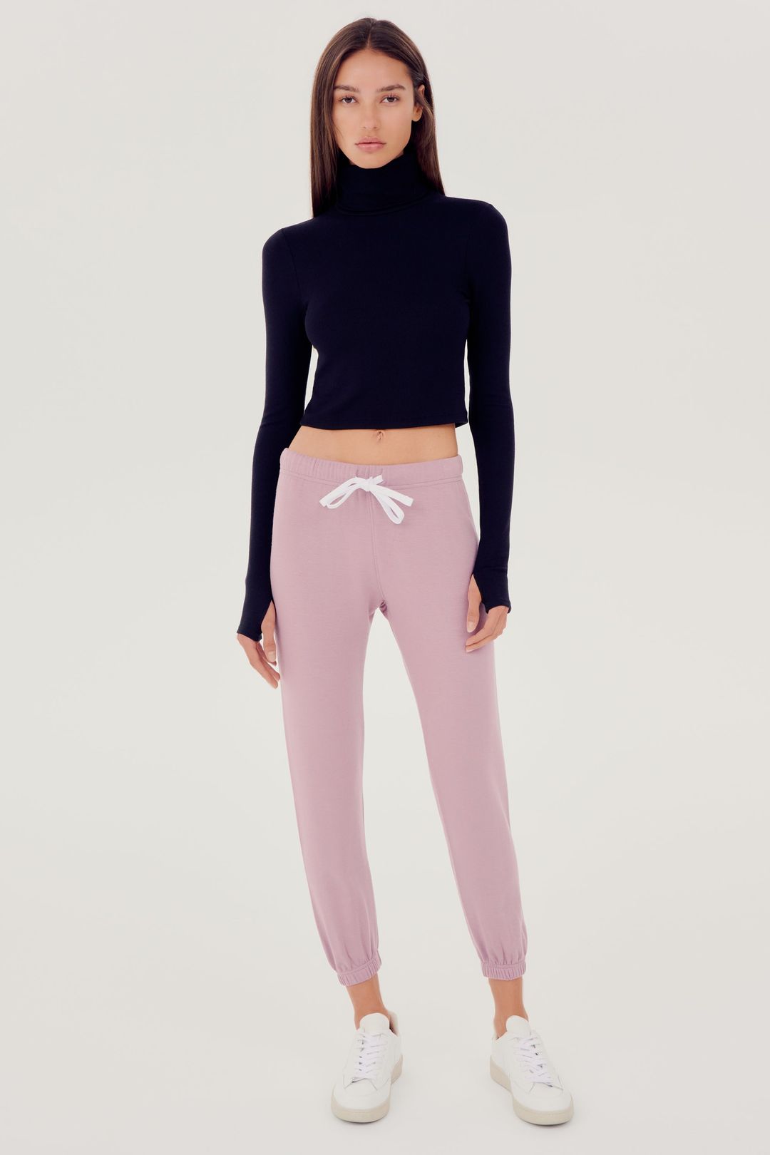 Jackson Rib Cropped Turtleneck