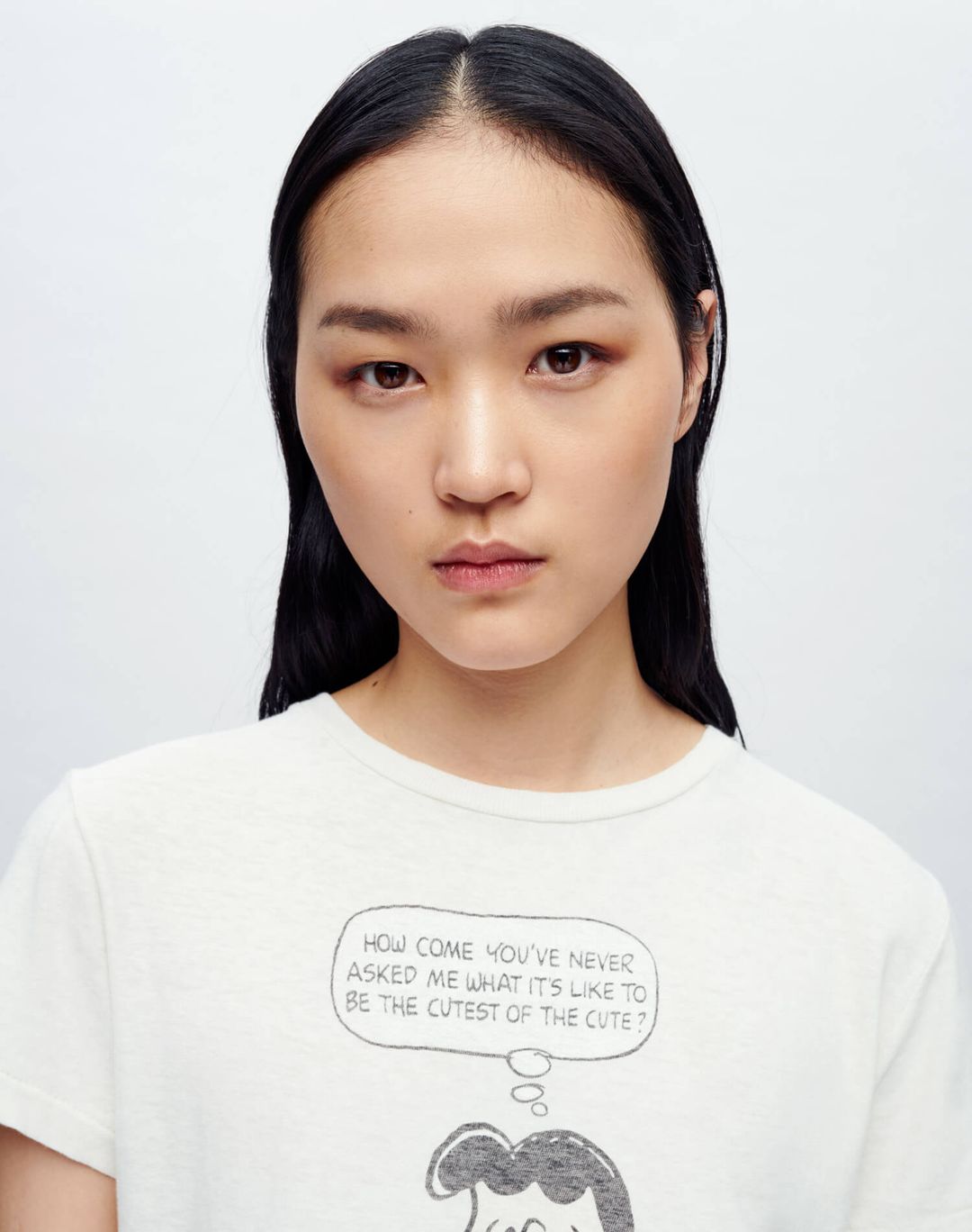 Classic Tee "Lucy Cute" - Vintage White #4