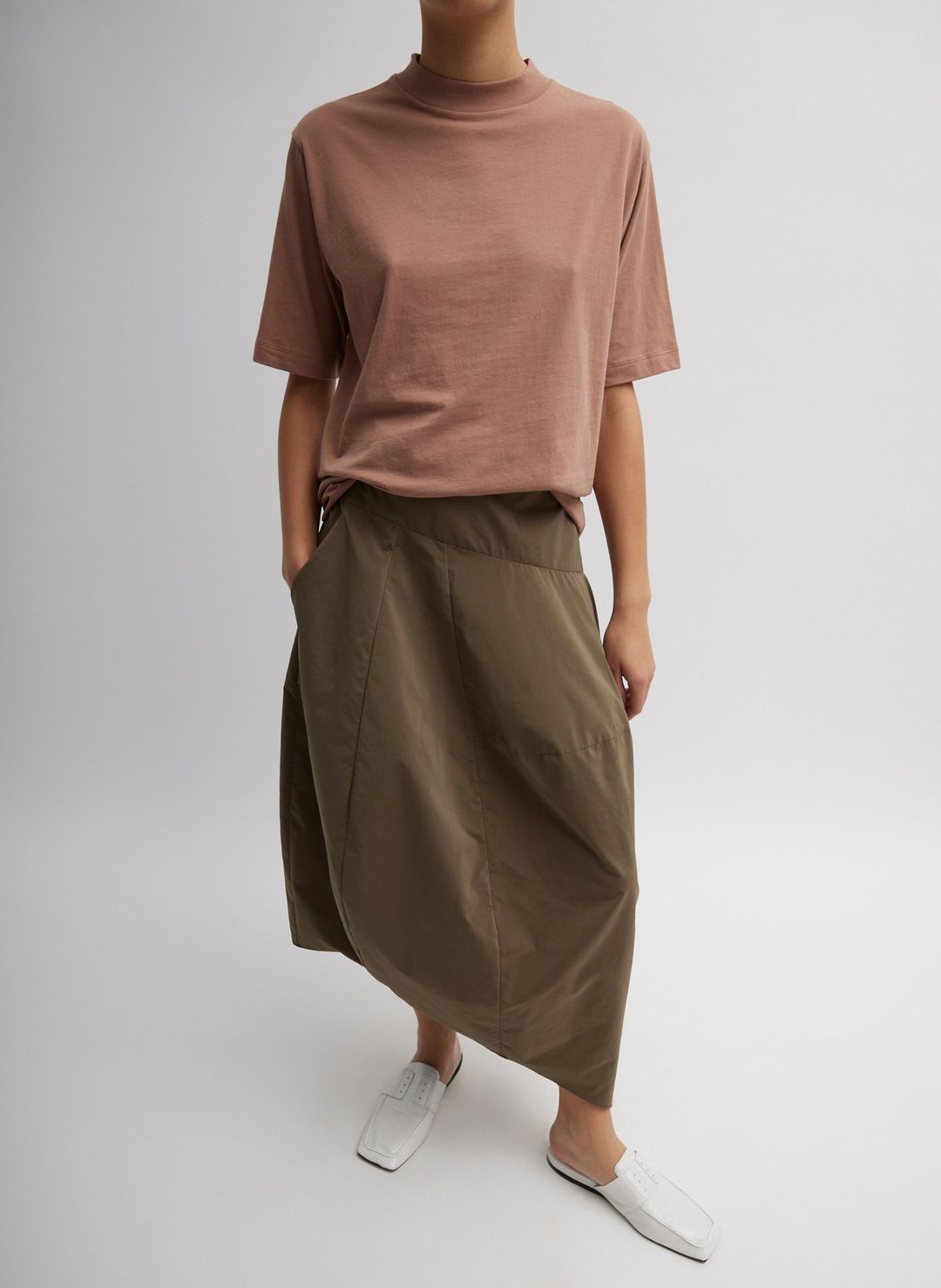 Mock Neck Unisex T-Shirt #7