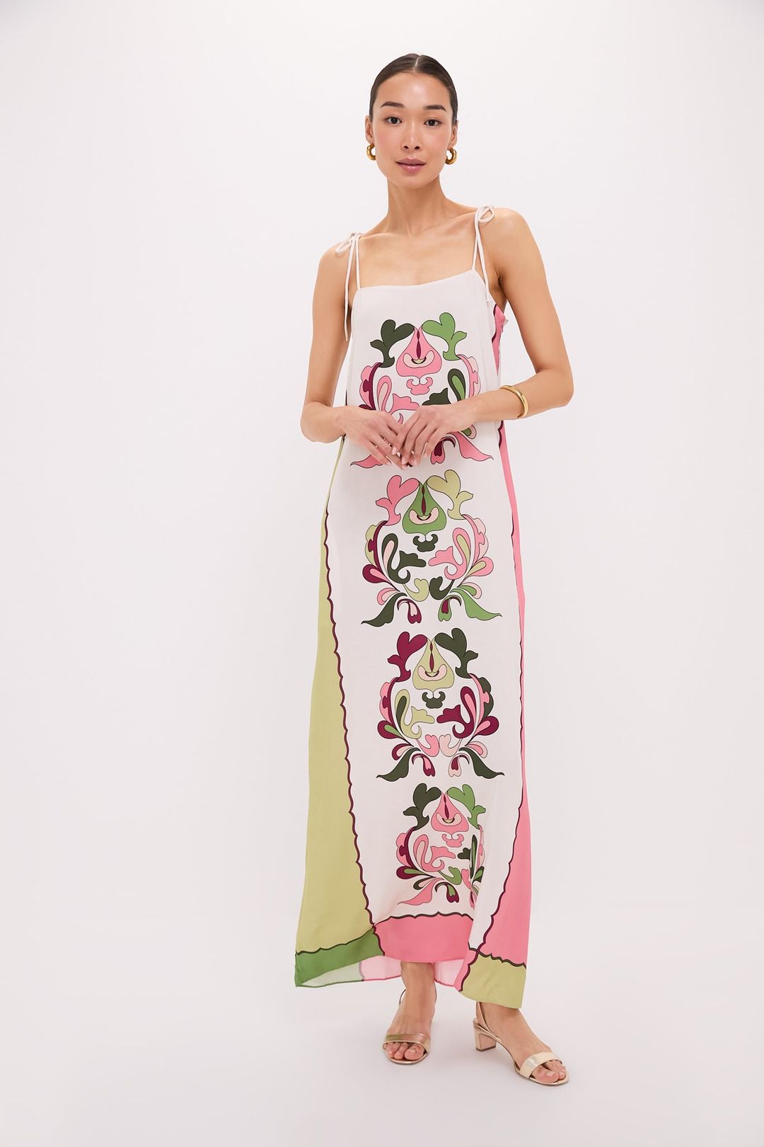 Off White Inamorata Straps Long Dress
