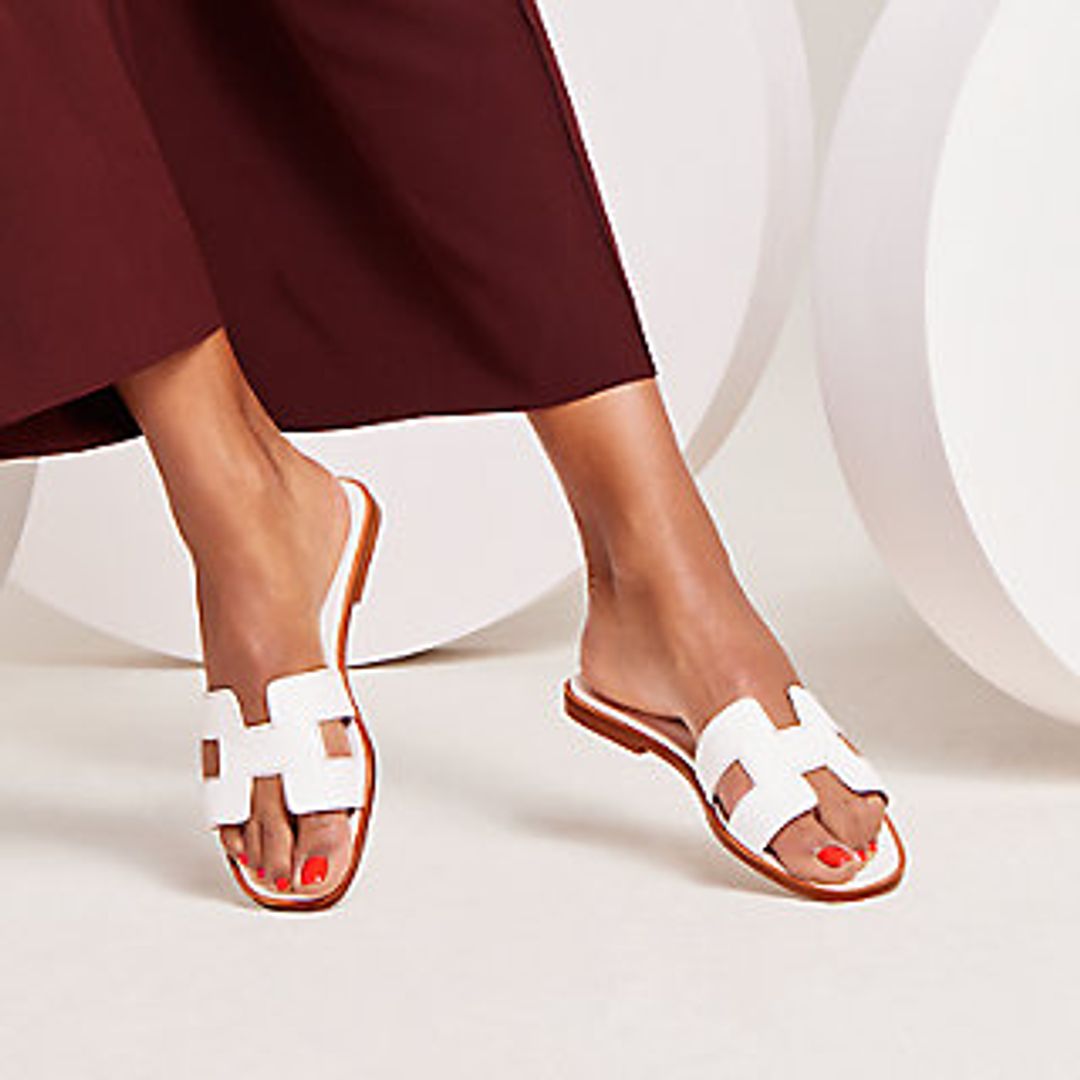 Oran sandal in White #3