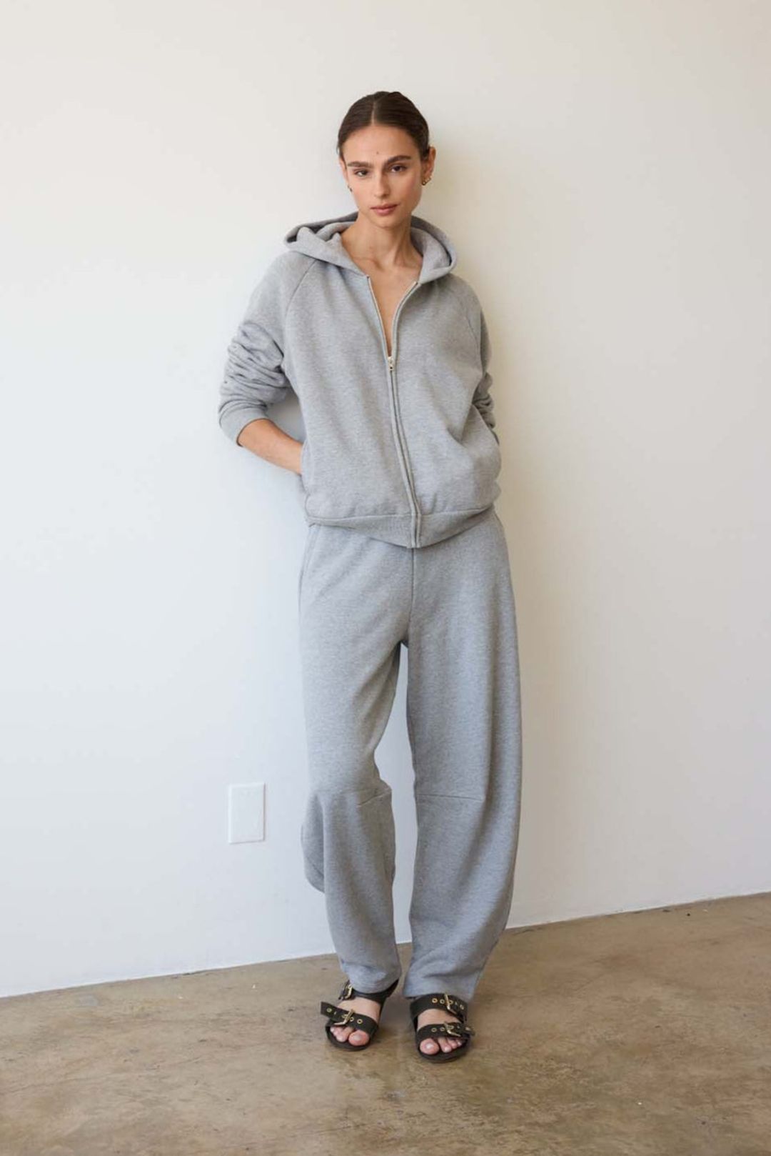 The Arc Lounge Pant in Heather Grey #3