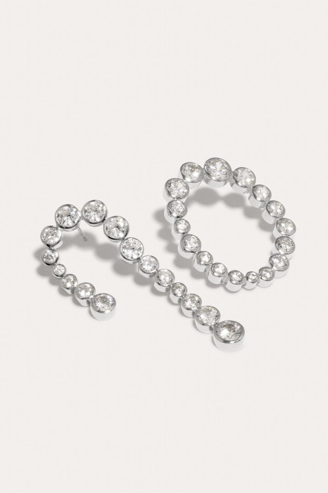 Glade - Zirconia and Recycled Silver Earrings #4