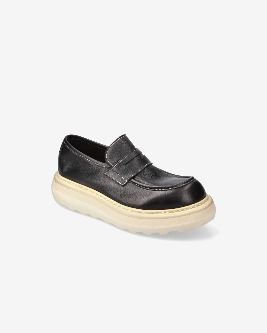 Loafer Over Cal 32161B Calfskin Leather