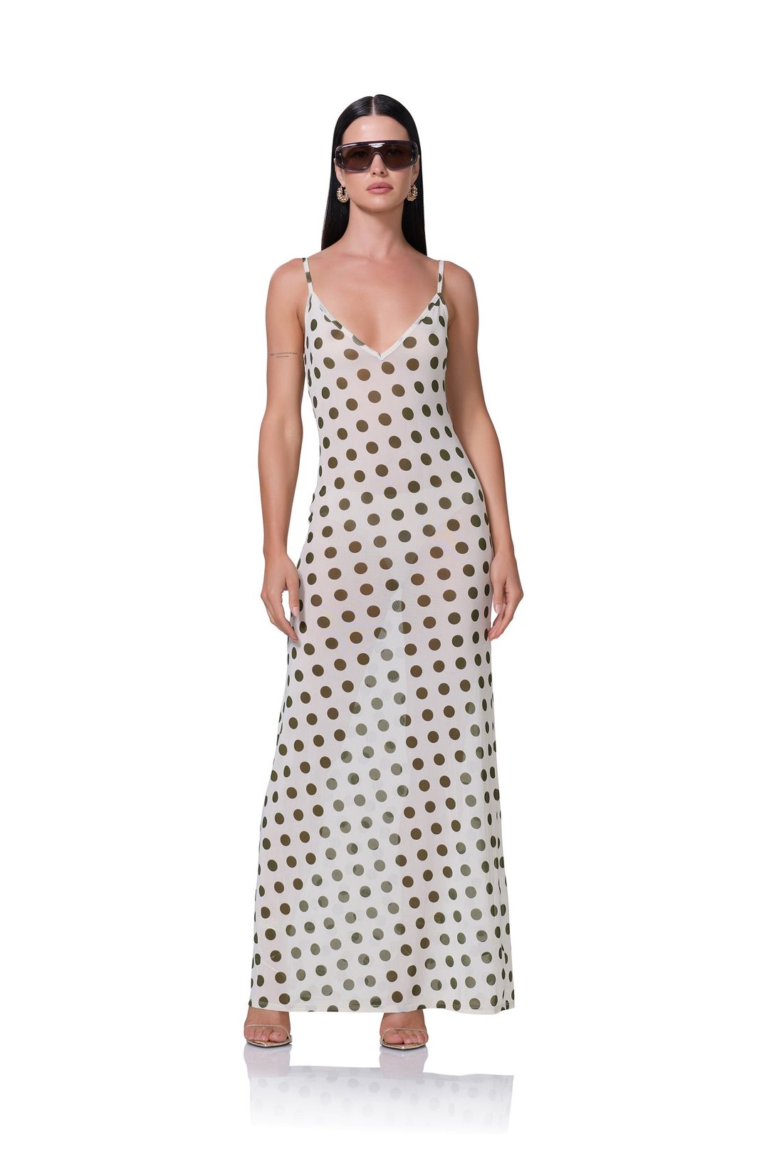 Paola Dress - Birch Dot #5