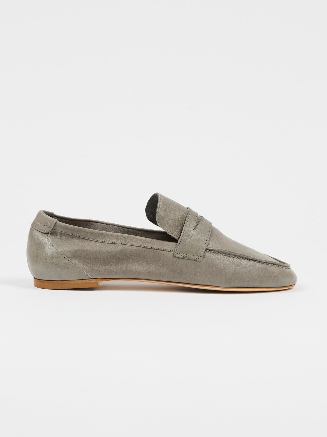 The Unlined Penny Loafer in Graphite