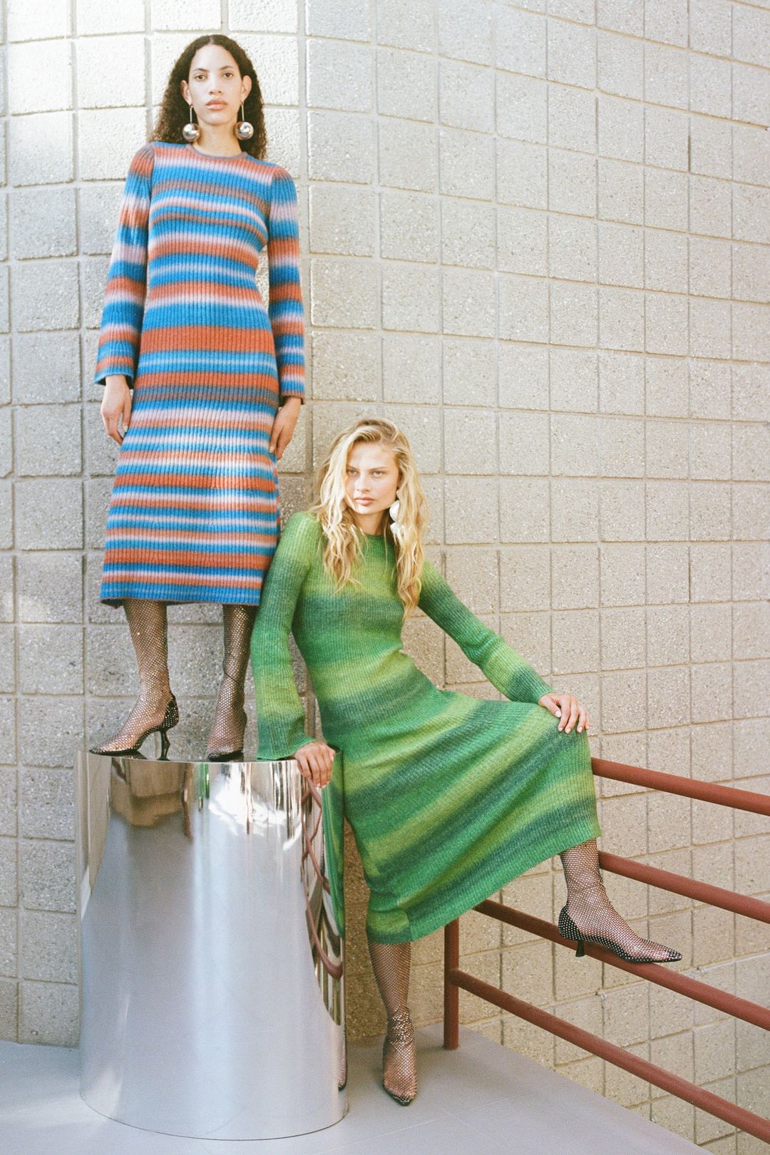 Axon Dress in Gummy Green Multi #8