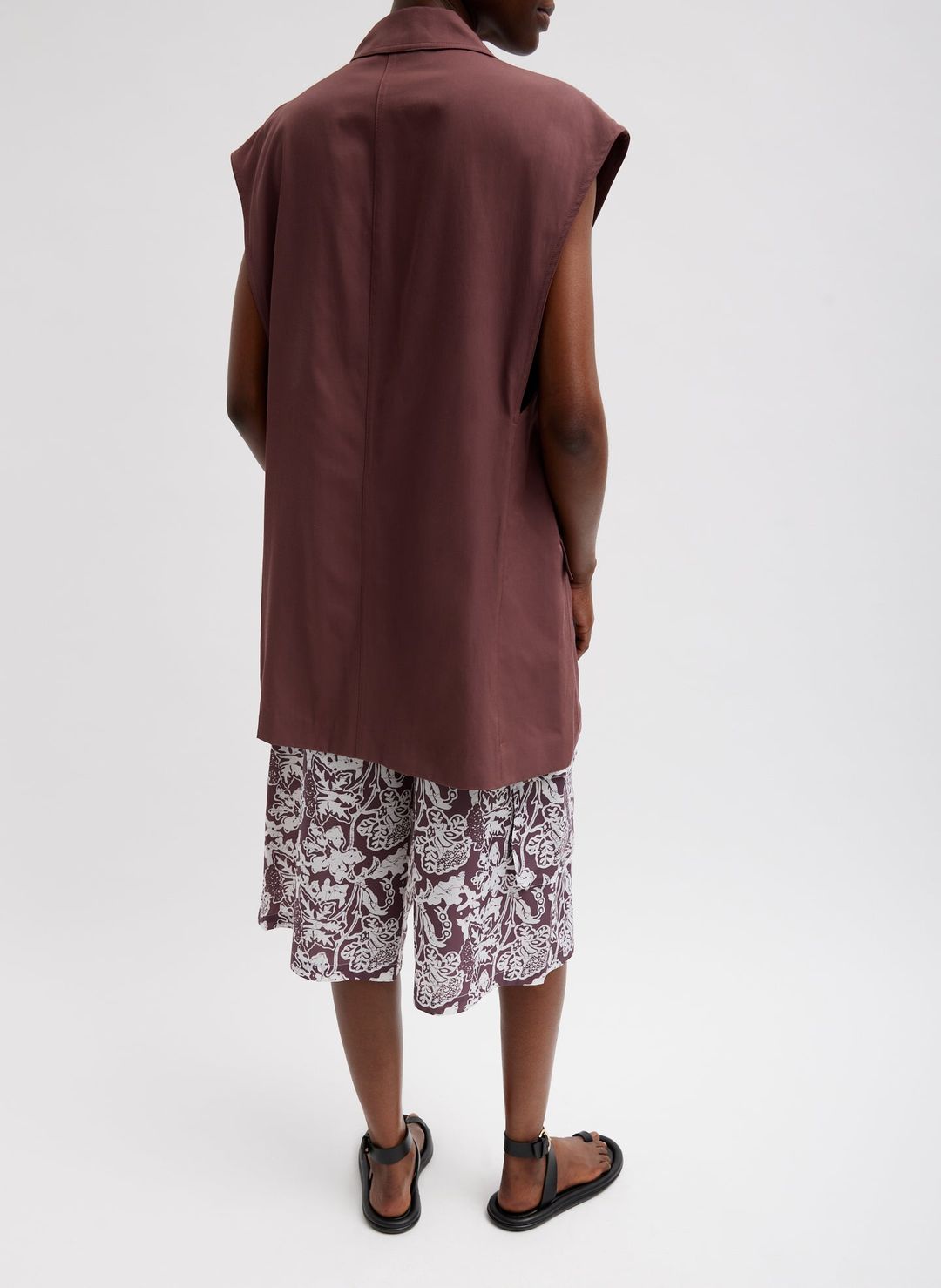 Drapey Suiting Oversized Double Breasted Vest #4