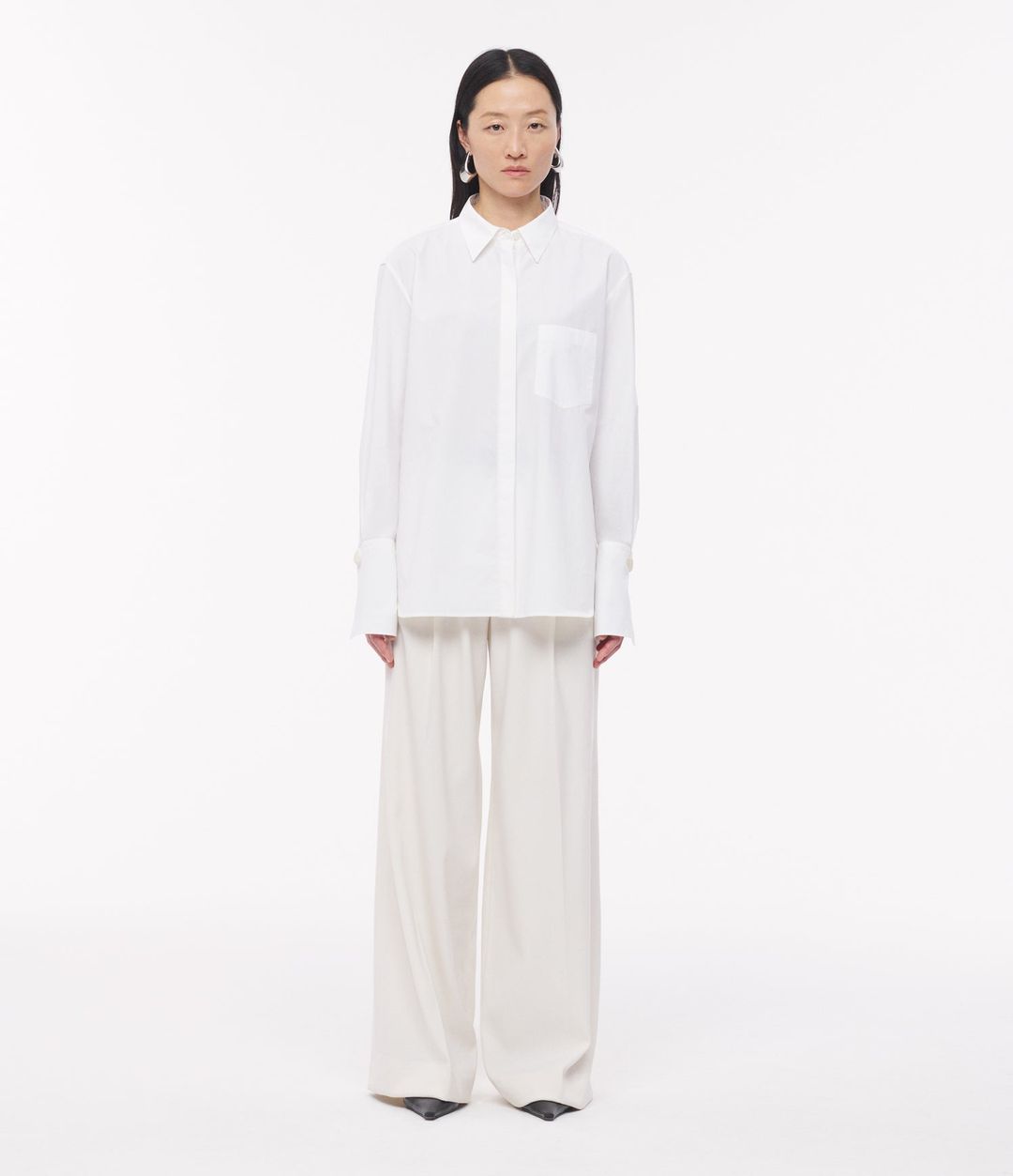 Mens Poplin Shirt | White #3