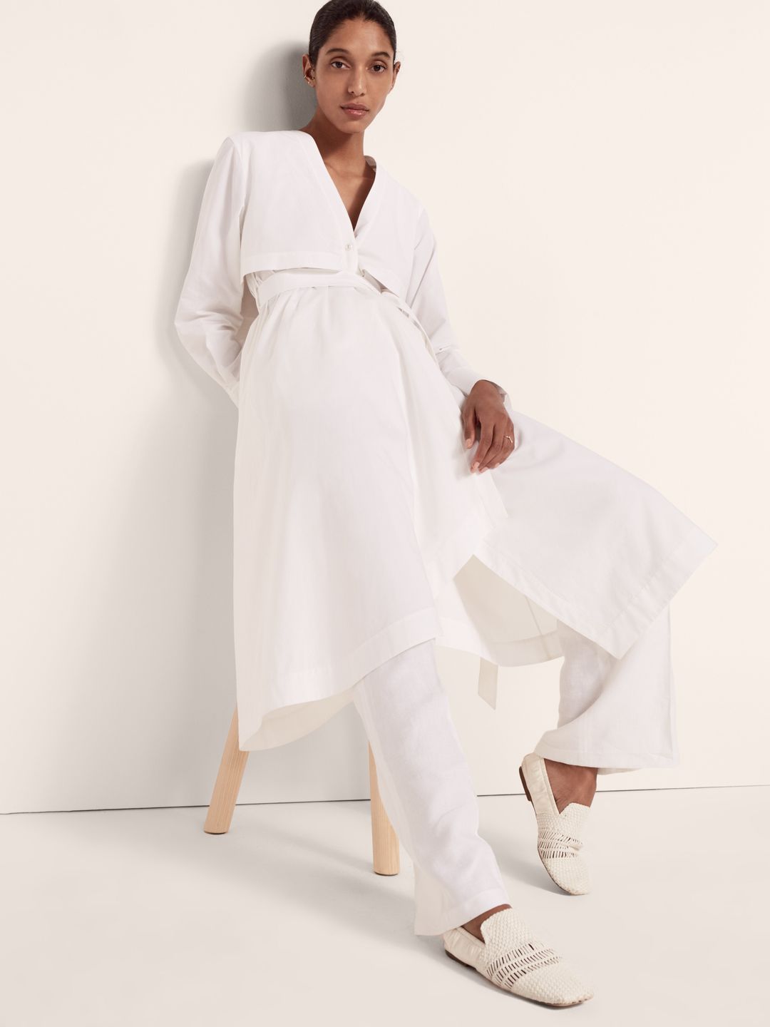V-Neck Shirt Dress