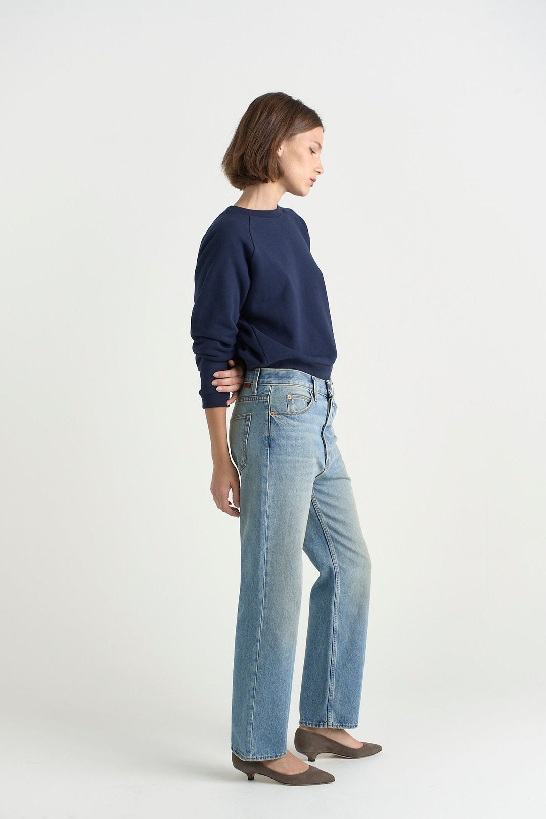 The Slouch in Worn Indigo #8