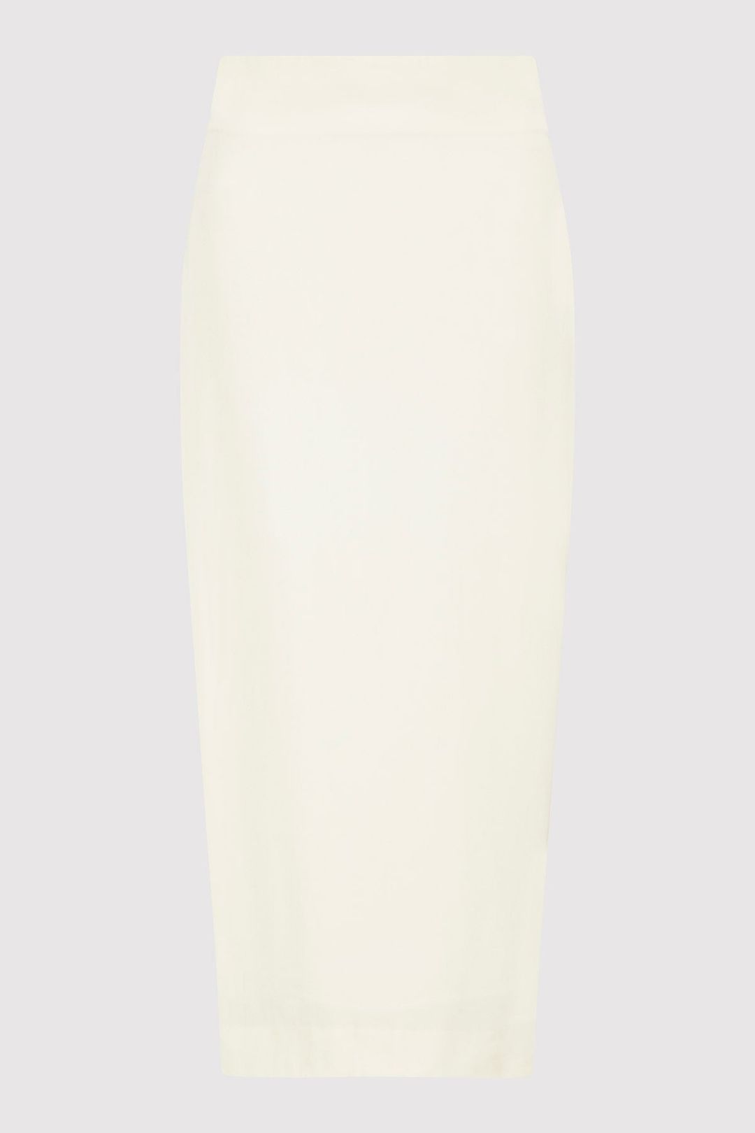 Low Waist Pencil Skirt - Cool White #4