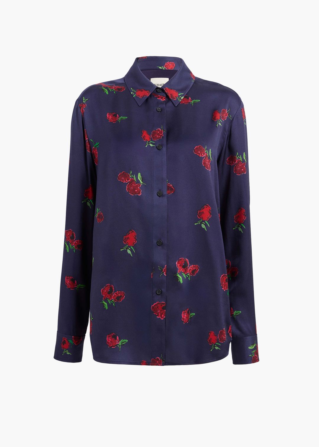 Argo Top in Amethyst with Raspberry Print