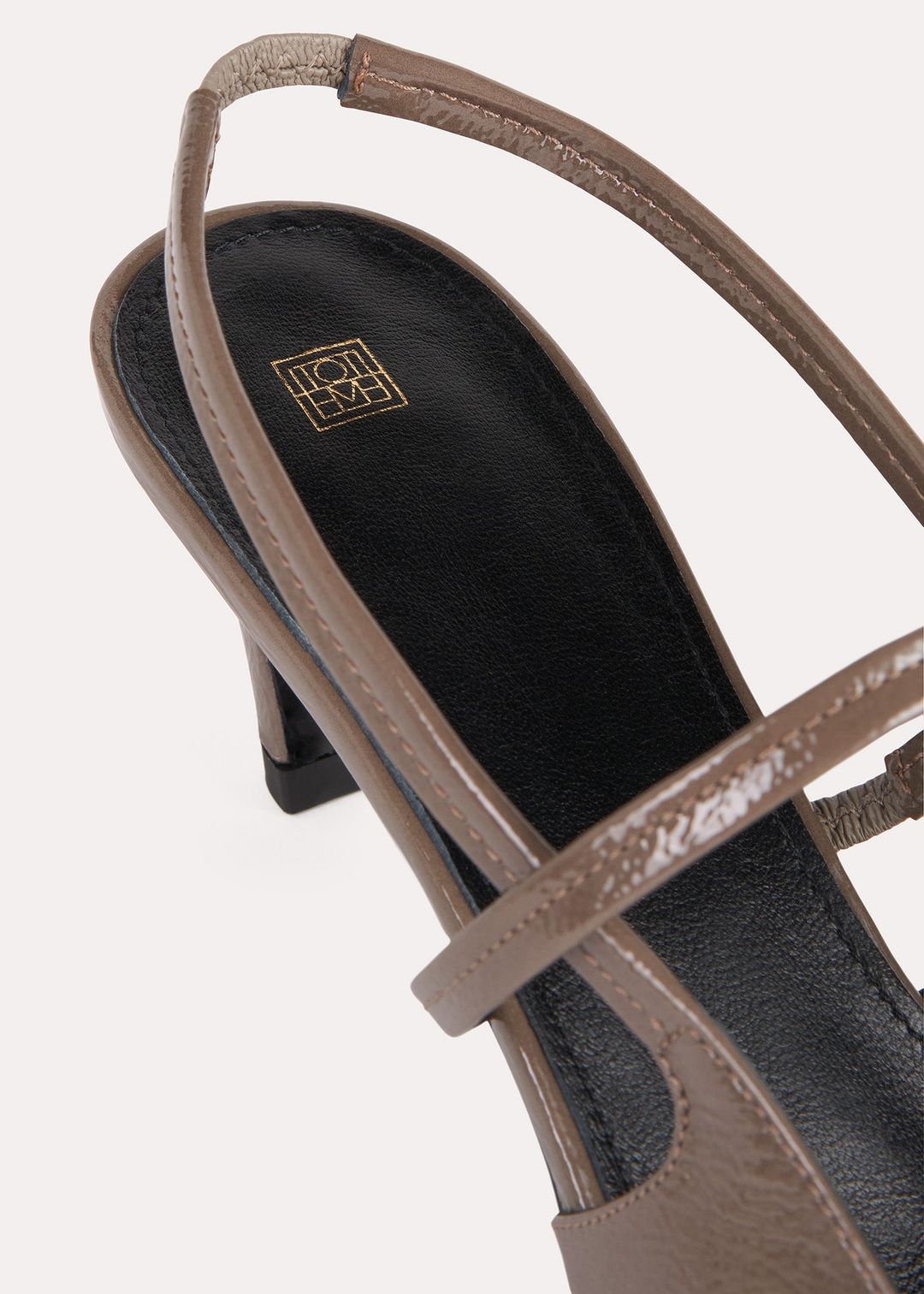 The Sharp Slingback taupe #6