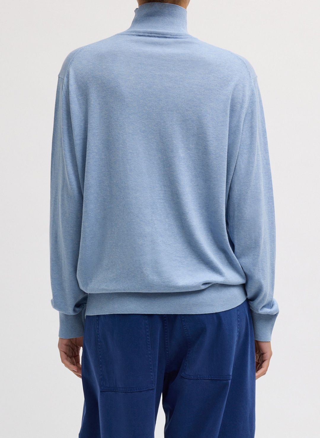 Super Fine Gauge Perfect Men's Turtleneck Pullover #3