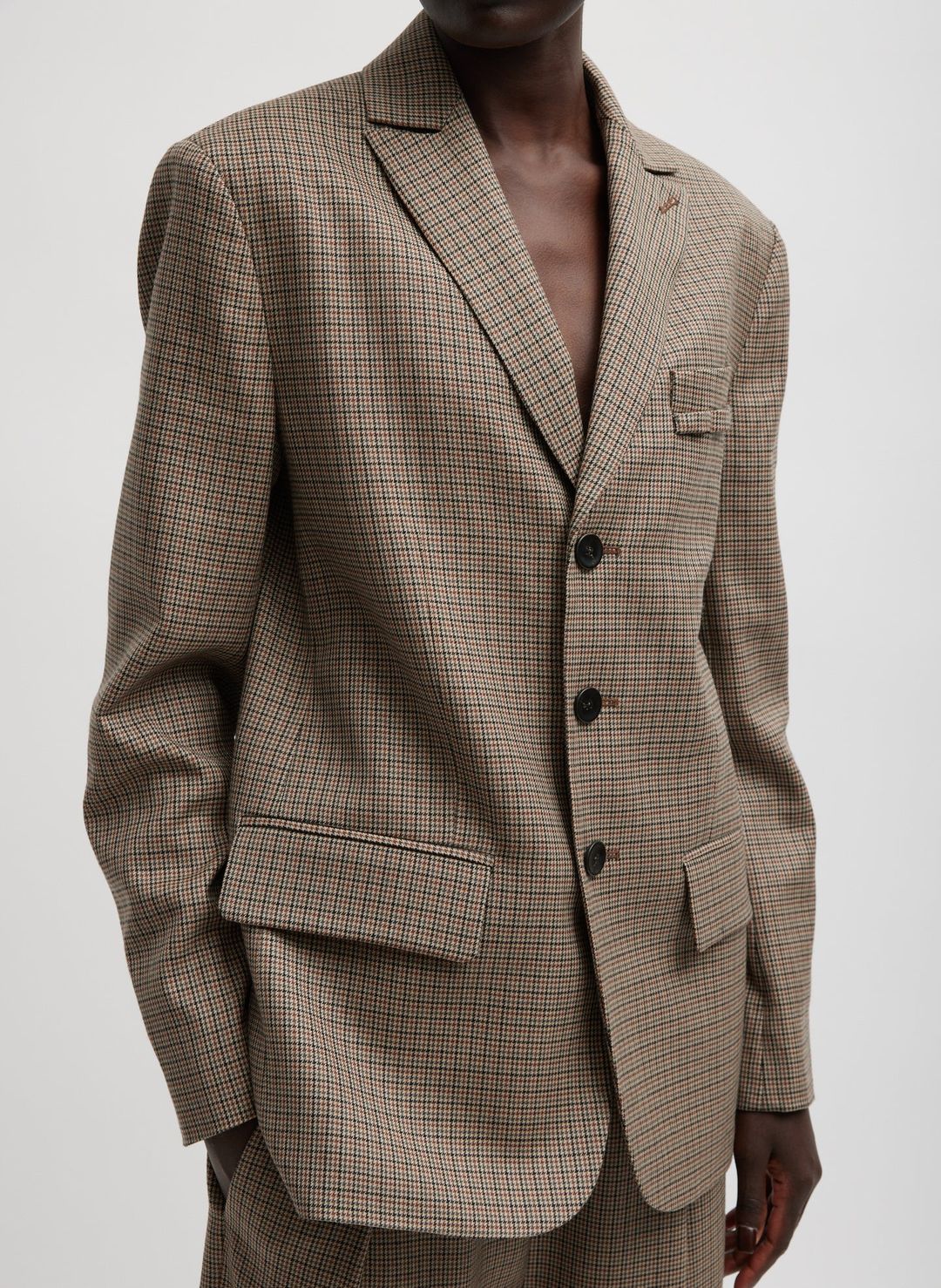 Thomas Menswear Check Dennis Cutout Blazer #6