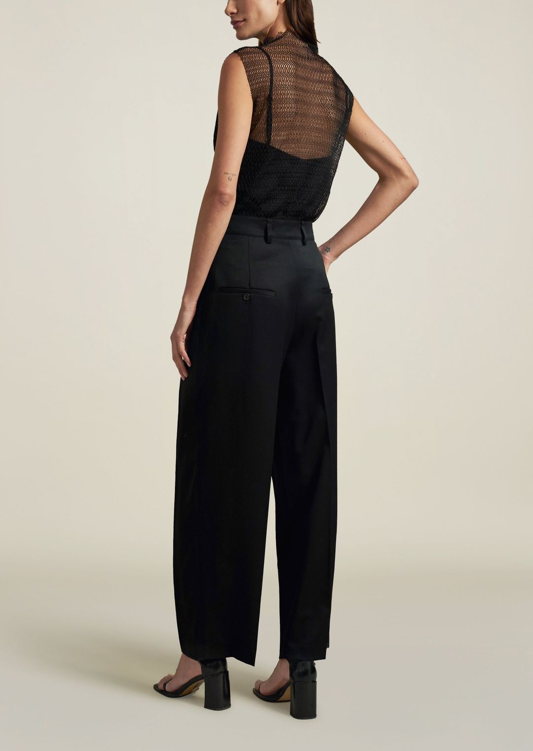 Oraya Sleeveless Shell in Black #3