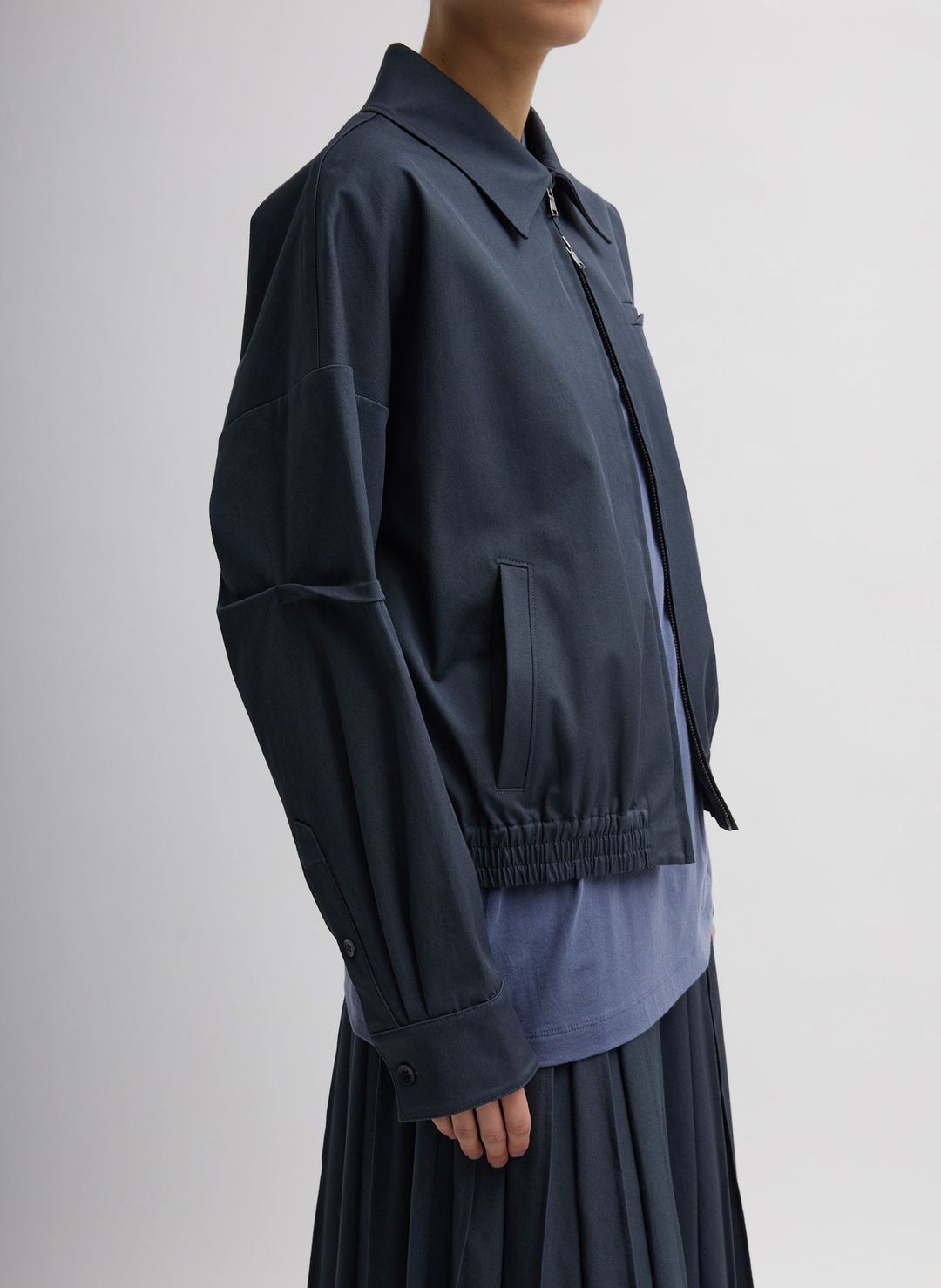 Oliver Cotton Stretch Tricotine Bomber #5