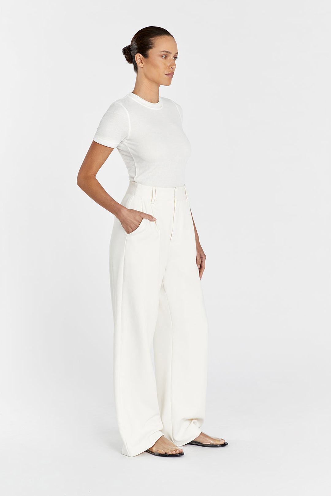 JUDE CREAM DOUBLE LAYER BABY TEE #4