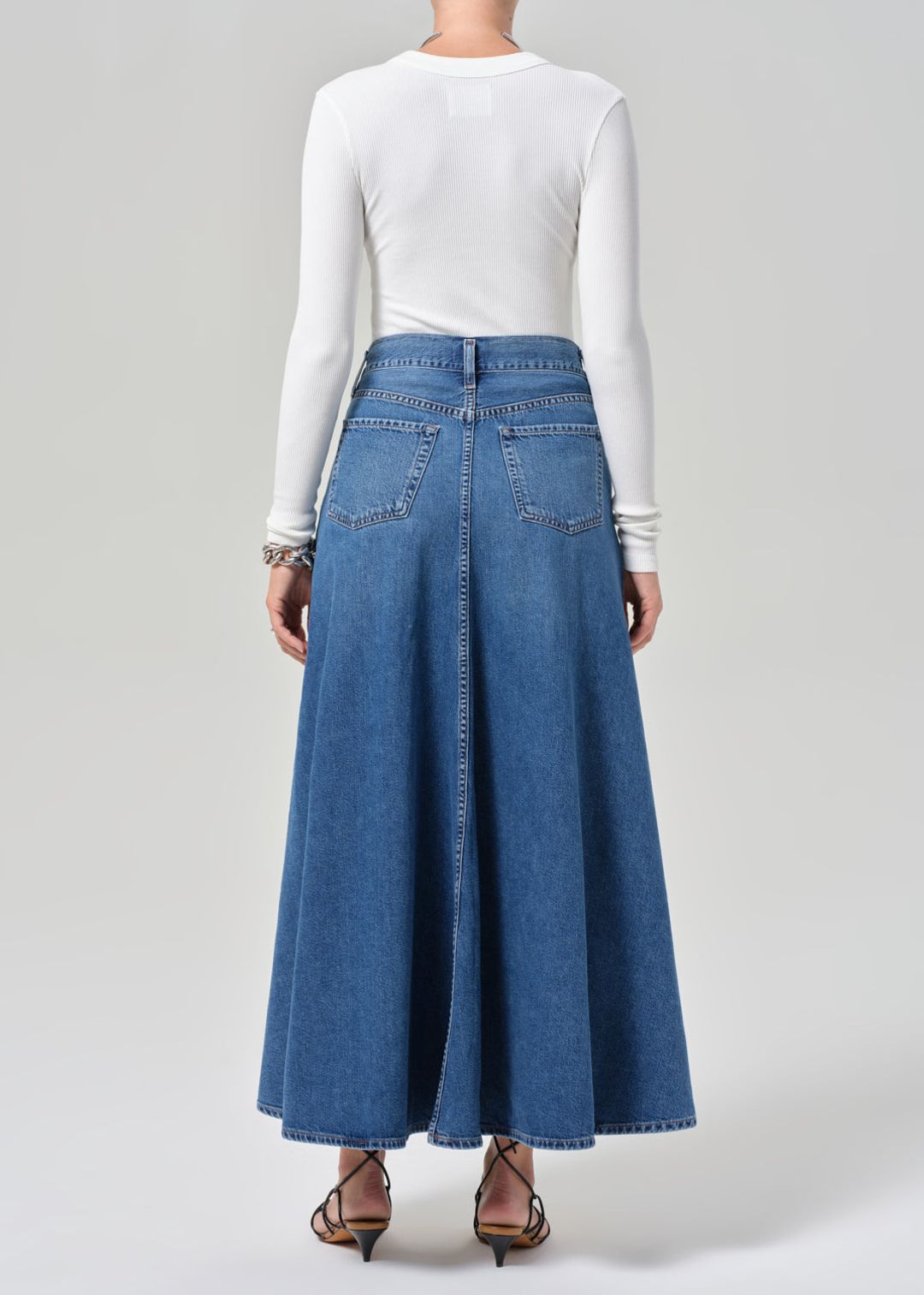 Fluid Maxi Skirt in Beacon