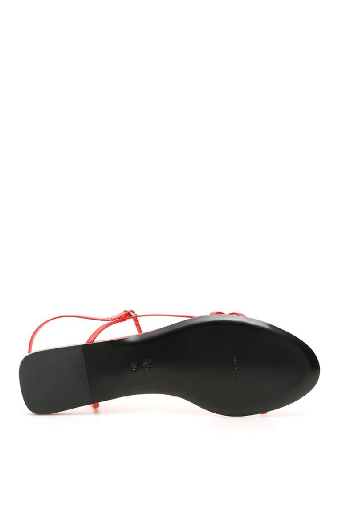 Bare Strappy Sandals In Red #11