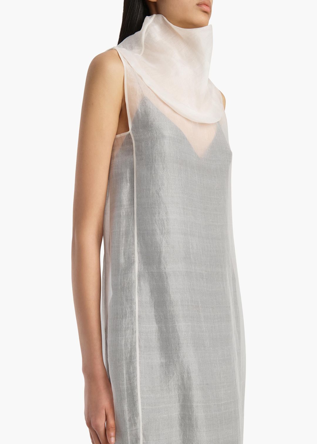 Elva Dress in Chalk #5
