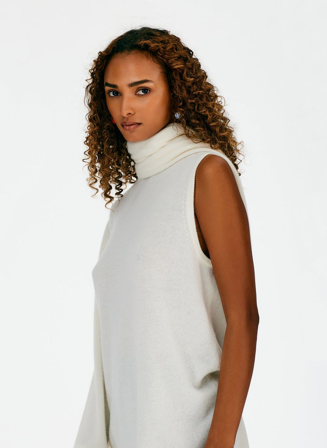 Feather Weight Cashmere Cutout Sleeve Pullover #19