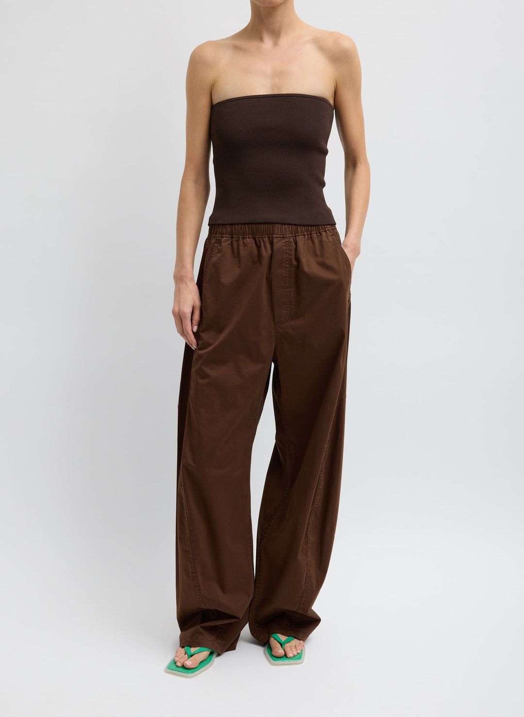 Garment Dyed Silky Cotton Winslow Pull On Pant