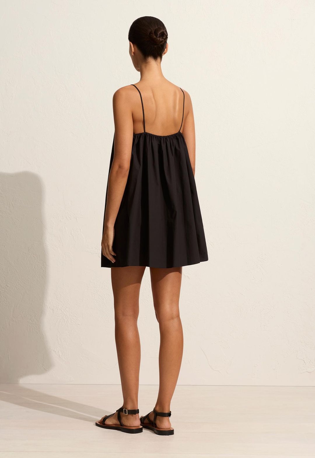 Voluminous Cami Mini Dress Black #5