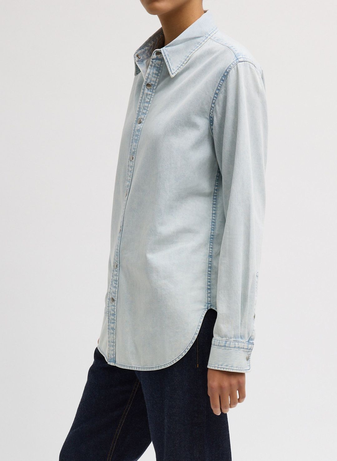 Charlie Men's Slim Denim Shirt #2