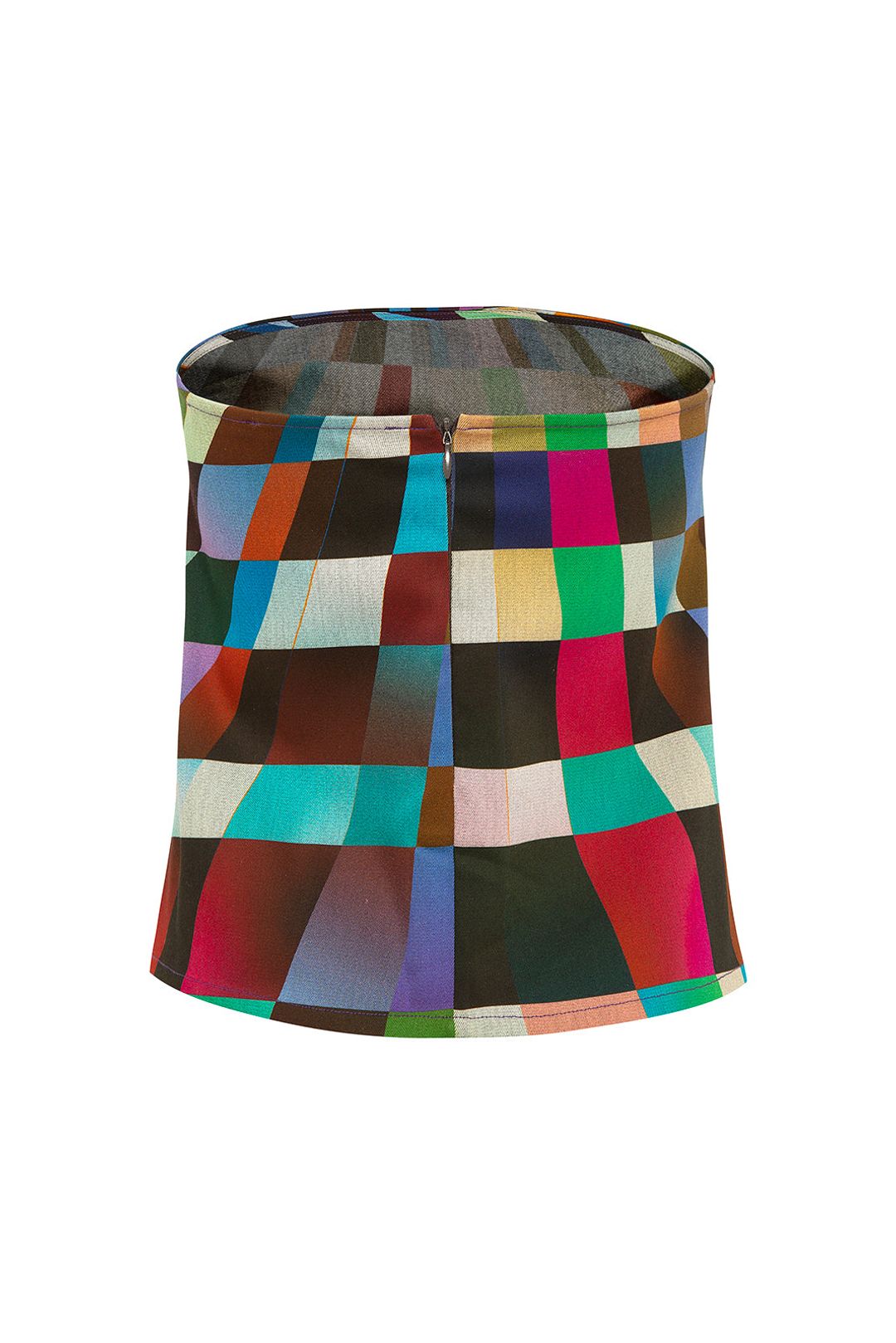 PARI - Kaleidoscope printed strapless top