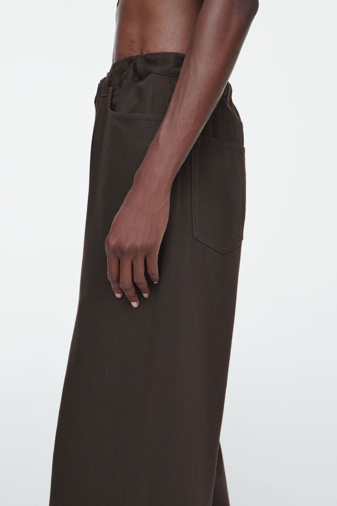 WIDE-LEG DRAWSTRING PANTS #5