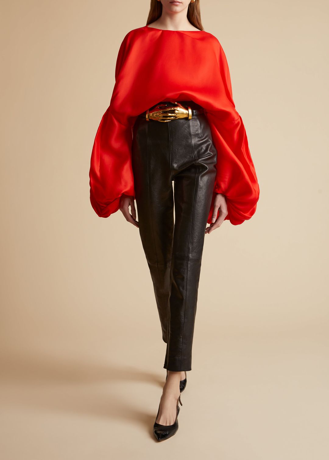 Quico Top in Fire Red #8