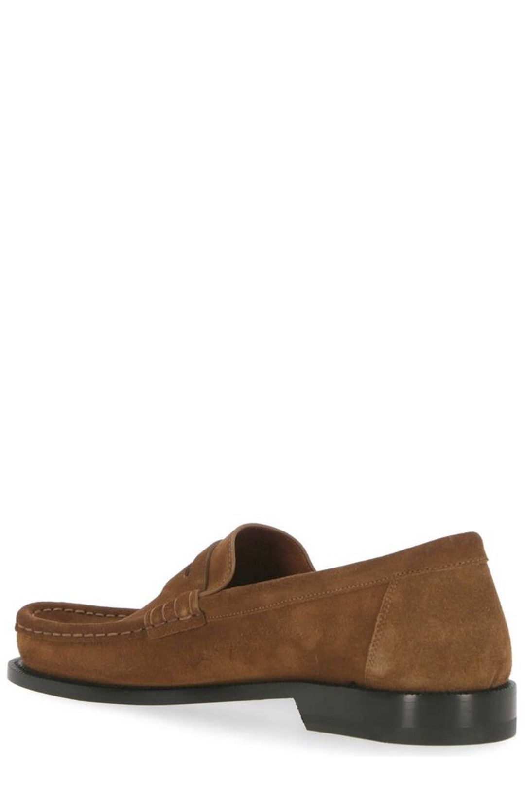 Loewe Campo Round Asymmetrical Toe Loafers #3